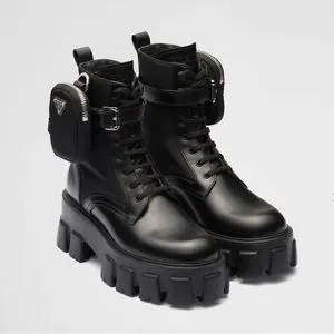 Prada Black Leather Lace-Up Boots - $1500 $_32.JPG?set_id=8800005007 main image 4